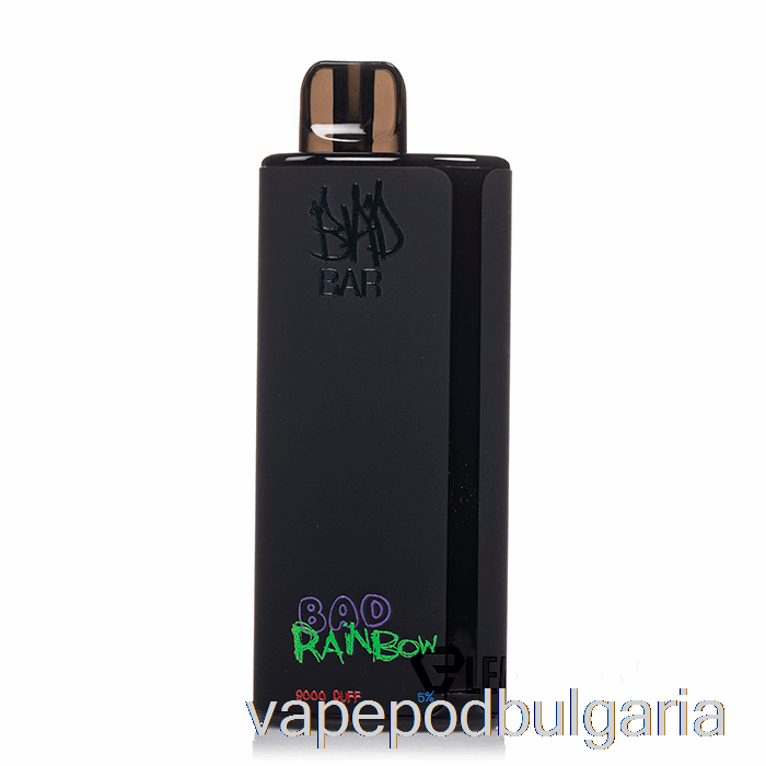 Vape 10000 Дръпки Bad Bar 8000 Disposable Bad Rainbow